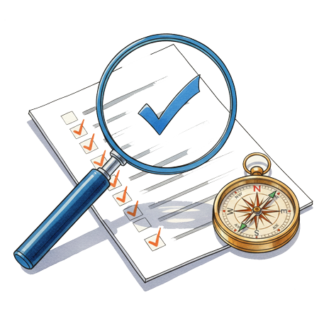 boussole-loupe Évaluation de formation